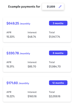 3. Pay for your Aventon Electric Bike over time